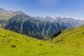 Terskey Alatau mountain range in Kyrgyzst Royalty Free Stock Photo