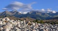 Terskey Alatau mountain range in Tien-Shan Royalty Free Stock Photo