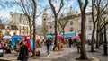 Tertre Square in Paris Royalty Free Stock Photo