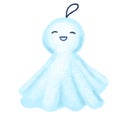 Teru bozo rain doll smile happy hanging charm character illustration hand drawing