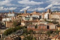 Teruel, Aragon, Spain. Aerial view of medieval city Teruel. Royalty Free Stock Photo