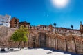 Teruel, Spain - April 27, 2019: View of the city of Teruel from the Oval Stairway