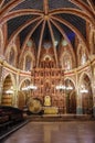 Mudejar art in Teruel. Interior San Pedro church, Spain heritage