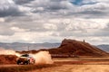 Czech driver Martin Prokop and his codriver Jan Tomanek in a Ford Raptor