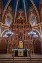 Teruel, Spain, June 5, 2022: Interior of San Pedro church in Ter Royalty Free Stock Photo