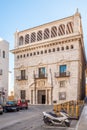 View at the Building of Museum in the streets of Teruel in Spain Royalty Free Stock Photo