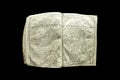 Terza Tavola by Giacomo Gastaldi, 1554. Johannine Library Royalty Free Stock Photo