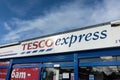 Tesco Express Store in Warminster, Wiltshire, UK Royalty Free Stock Photo