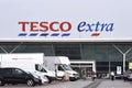 Tesco extra supermarket. Royalty Free Stock Photo