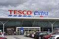 tesco extra sign. Royalty Free Stock Photo