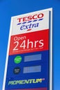 Tesco petrol pump price