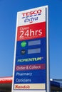 Tesco petrol pump price