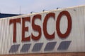 Tesco sign Royalty Free Stock Photo