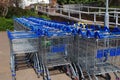 Tesco supermarket trolleys, Kent