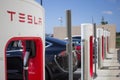 Tesla charging station pumps