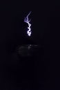 Tesla coil and electrostatic discharge