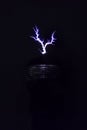 Tesla coil and electrostatic discharge