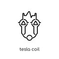 Tesla coil icon from Science collection.