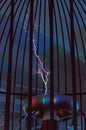 Tesla coil. Royalty Free Stock Photo