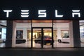 Tesla electric car retail store