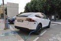 Tesla model x recharge battery