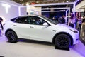 Tesla Model Y electric car at the IAA Mobility 2023 motor show in Munich, Germany - September 4, 2023