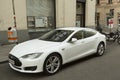 Tesla motors Royalty Free Stock Photo