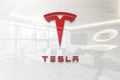 Tesla motors 1 on iphone realistic texture