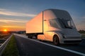 Tesla Semi is an all-electric battery-powered Class 8 semi-truck in development by Tesla na highway