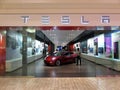 Tesla Store at a Shopping Mall in Virginia