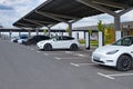 Tesla-Supercharger v4 Lounge Gigafactory Berlin-Brandenburg in Europe, Environmental conservation, sustainable and efficient