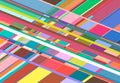 Tessallation, mosaic abstract colorful, multicolor and geometric background. Random rectangle, square tiles angular pattern and
