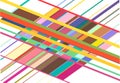 Tessallation, mosaic abstract colorful, multicolor and geometric background. Random rectangle, square tiles angular pattern and