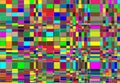 Tessallation, mosaic abstract colorful, multicolor and geometric background. Random rectangle, square tiles angular pattern and