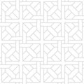 Tesselate Pattern of Gray Geometric Shapes on a White Background