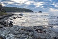 Tessellated Pavement, Eaglehawk neck, Tasmania Royalty Free Stock Photo