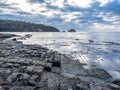Tessellated Pavement, Eaglehawk neck, Tasmania Royalty Free Stock Photo
