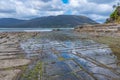 Tessellated Pavement in Tasmania, Australia Royalty Free Stock Photo