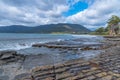 Tessellated Pavement in Tasmania, Australia Royalty Free Stock Photo