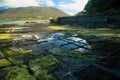 Tessellated pavement in Tasmania Royalty Free Stock Photo