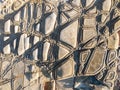 tessellated Rocks formation Royalty Free Stock Photo