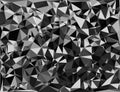 Tessellating random triangles pattern, background fitting space