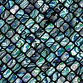 tessellation Sea Nacre Pattern Royalty Free Stock Photo