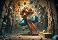 Tesseract Space, a realm beyond the third dimension, where time and space fold upon themselves in impossible ways - generated by