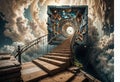 Tesseract Space, a realm beyond the third dimension, where time and space fold upon themselves in impossible ways - generated by