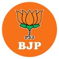 Lotus Flower In Saffron Color Political party BJP Bhartiya Janata Party Election Symbol