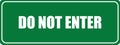 Do not enter without permission icon No Entry Prohibited Royalty Free Stock Photo