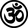 Hinduism sign Hindu symbol spiritual symbol om symbol Om icon, Om sign, Hinduism religions mark
