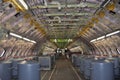 A A-380 test airplaine with water tanks for the weight and balance of the aircraft