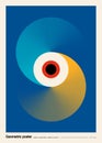 Original Poster Made in the Bauhaus Style